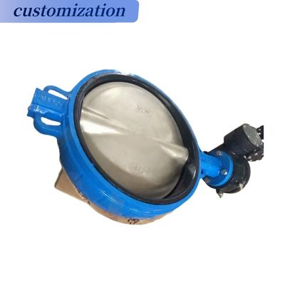 INDUSTRIAL CF8 Di Ci EPDM PTFE Ácido forte Dutile Ferro alavanca operada válvula borboleta