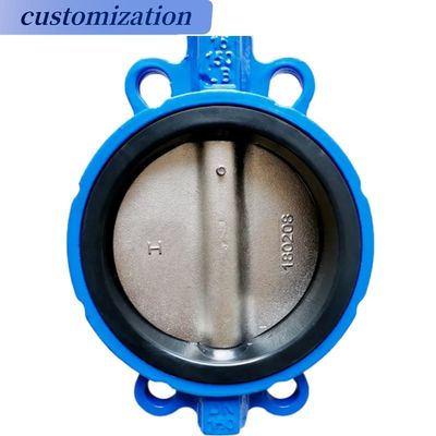 INDUSTRIAL CF8 Di Ci EPDM PTFE Ácido forte Dutile Ferro alavanca operada válvula borboleta
