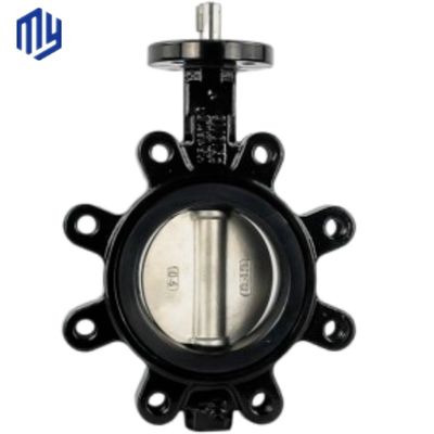 Válvula de borboleta de diafragma de aço inoxidável de temperatura média