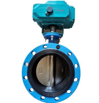 válvula de borboleta de flange duro de mídia de óleo com tamanho de porta personalizável e design excêntrico