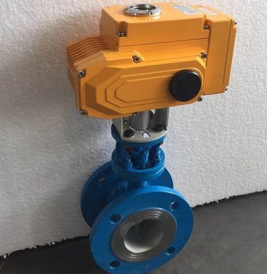 válvula de borboleta de flange duro de mídia de óleo com tamanho de porta personalizável e design excêntrico