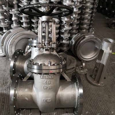 CF8 válvula de saída de extremo de flange de aço inoxidável para filtragem de filtros industriais do tipo Y