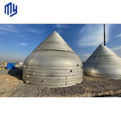 Excelente tanque de metal de aço de caldeira Cone cabeça de fundo cônico para os requisitos do cliente