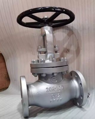 Válvula de globo manual com flange de classe 150 para aplicações de água e gás de petróleo