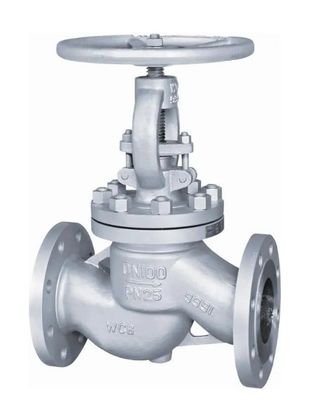 Válvula de globo manual com flange de classe 150 para aplicações de água e gás de petróleo