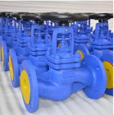 Válvula de globo manual com flange de classe 150 para aplicações de água e gás de petróleo