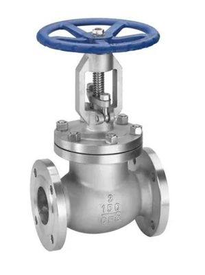 Válvula globular de flange de aço inoxidável para aplicações de alta pressão e durabilidade