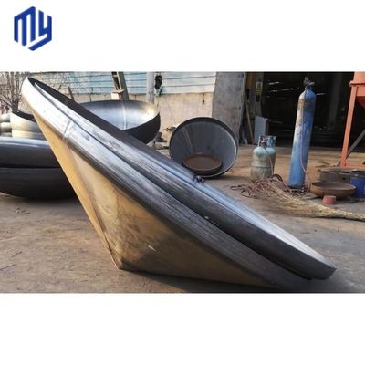 Cabeça de cone de aço suave soldada, com extremos cônicos, para máquina de mistura de concreto