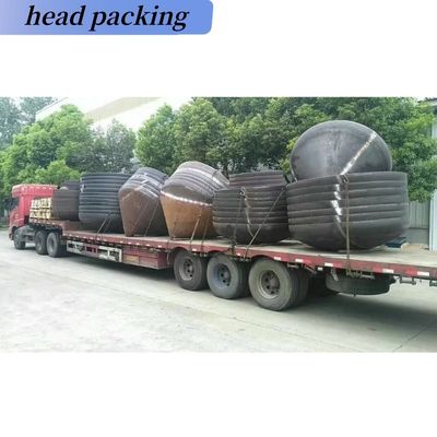Equal Design ASME Tank Conical Head com conexão de flange e material de aço carbono