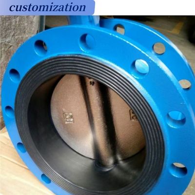 Material EPDM para válvulas de borboleta de dupla flange elétrica para baixa temperatura PN10