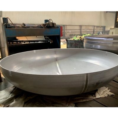 Conexão de solda Tanque de aço inoxidável recipientes tampa final para tanque elíptico cônico igual