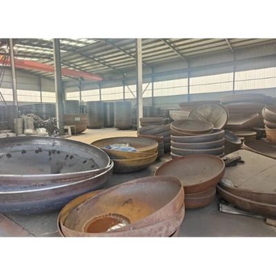 Conexão de solda Vaso de pressão de aço carbono Tanque cabeça de círculo extremidades de prato hemisféricas
