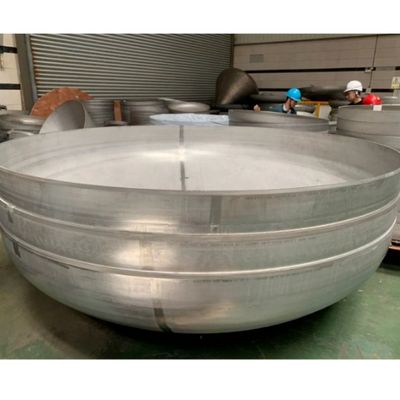 Código de cabeça de círculo de aço igual carbono ASME Cabeças de recipientes para tampas de fundo de tanque de recipientes