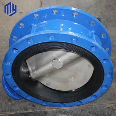 Industrial DN600 PN10 PN25 NBR Assento Elétrico Butterfly Valve Double Flanged Quick Open