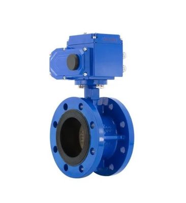 Sistema de água best-seller duplo flanges conectar válvula borboleta com assento substituível