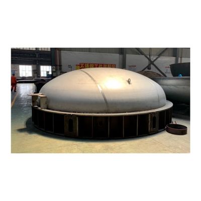 Cabeça torisférica profissional de 600 mm com ligação de soldagem circular