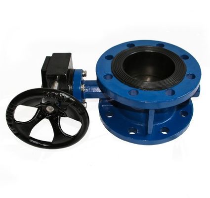 Valva de borboleta de dupla flanges com revestimento de borracha EPDM/NBR para água