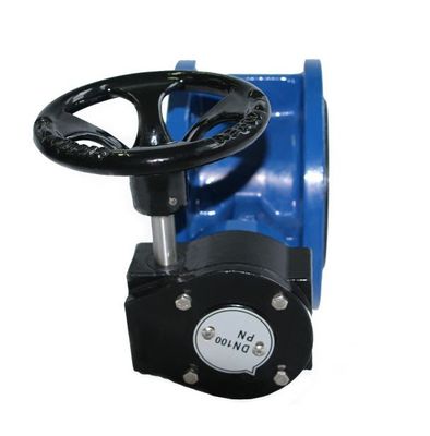 Valva de borboleta de dupla flanges com revestimento de borracha EPDM/NBR para água