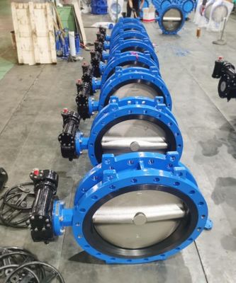 Valva de borboleta de ferro dúctil de grande tamanho DN100-DN2600 DI