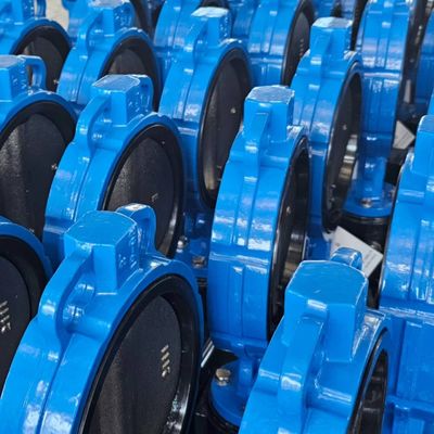 Valvula de borboleta de wafer padrão API/ANSI/DIN/JIS/ASME com revestimento de borracha PTFE EPDM