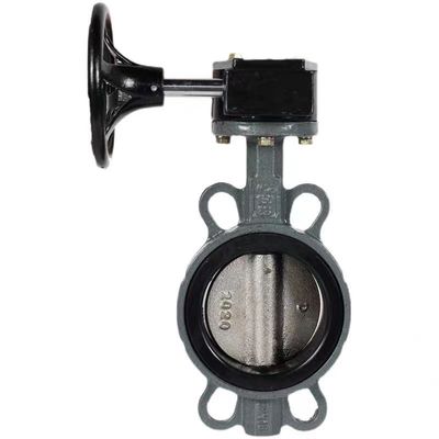 Suporte personalizado ODM EPDM revestido de atuador pneumático Wafer Tipo de controle válvula borboleta