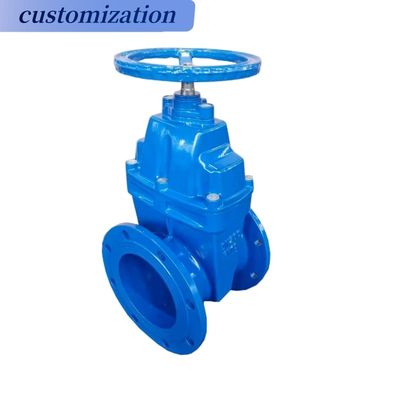 Válvula de Porta de Disco de Ferro Casr com Assento de Borracha EPDM Resiliente