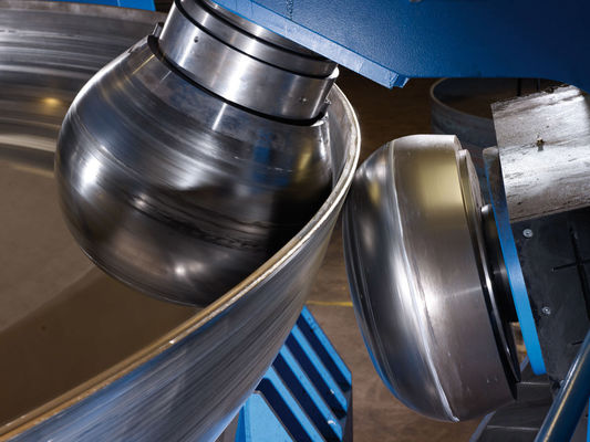 Fusão de aço inoxidável de carbono igual com cabeça de tanque elíptica para uso industrial