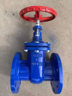 DN32 CI Flange de assento metálico Feito de ferro fundido Selo macio Rising Stem aço inoxidável Wcb Portão válvula