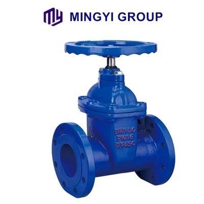 OEM Port Dimensão DN80 Pn16 aço carbono industrial ascendente caule água válvula de portão flange
