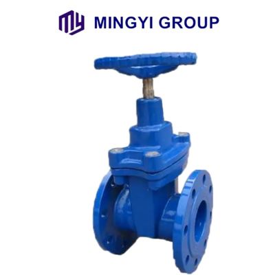 OEM Port Dimensão DN80 Pn16 aço carbono industrial ascendente caule água válvula de portão flange
