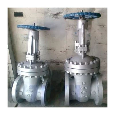 Válvula de porta de aço inoxidável CF8m / CF8 com flanges ascendentes