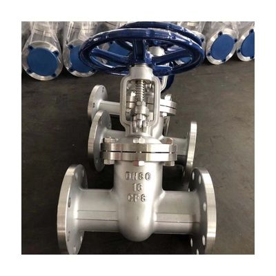 Válvula de porta de aço inoxidável CF8m / CF8 com flanges ascendentes