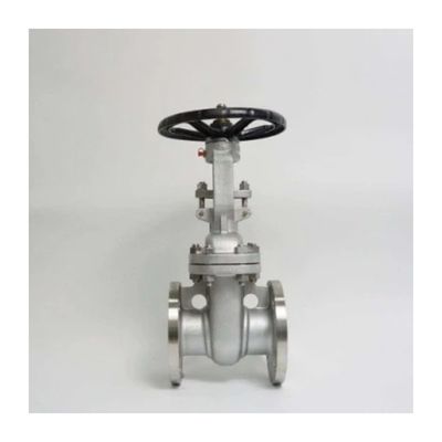 Válvula de porta de aço inoxidável industrial com projeto e flange de furo completo personalizados