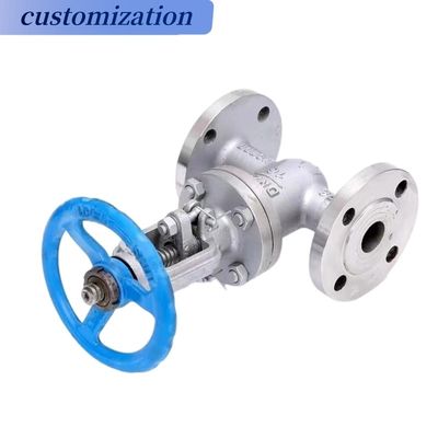 Valva de porta de assento resistente padrão personalizada para porta de faca A216 Wcb Valve