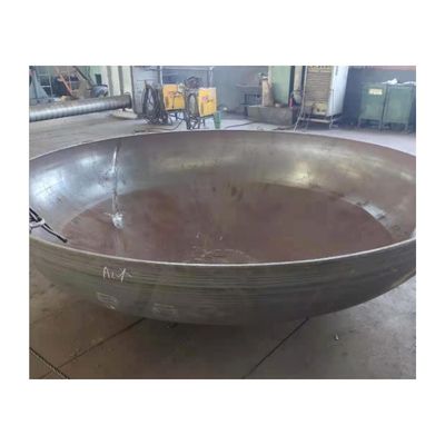 Conexão de soldadura personalizada Cabeça elíptica de placa de aço carbono para conexão de ponta do tanque