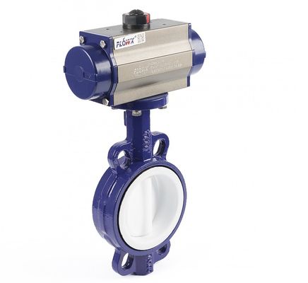 Válvula de borboleta de aço inoxidável de corpo de wafer de bagagem de borboleta personalizada para industrial
