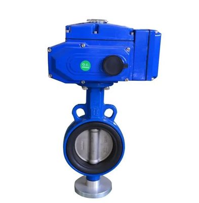 Válvula de borboleta de aço inoxidável de corpo de wafer de bagagem de borboleta personalizada para industrial