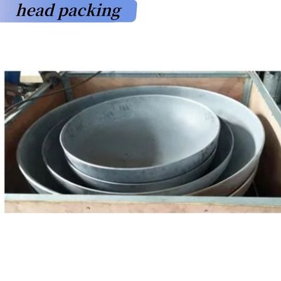 ASME Standard Black Carbon Steel Pipe End Dish End com soluções OEM personalizadas