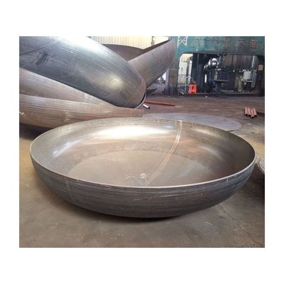 Tubos de cabeça de aço carbono com terminações de ligação de soldagem aplicadas em tampas metálicas de tanque DN600