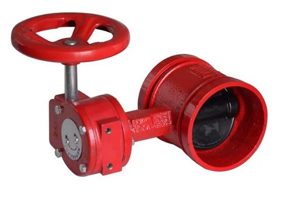 Sistema de incêndio 300Psi Válvula borboleta gancho com sinal personalizado para as suas necessidades