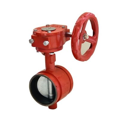 Sistema de incêndio 300Psi Válvula borboleta gancho com sinal personalizado para as suas necessidades