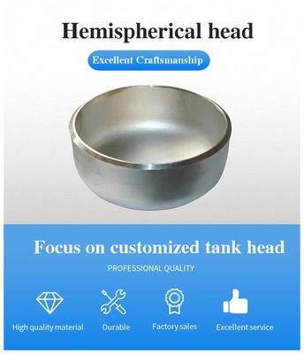 Cabeça de tanque de cabeça hexagonal personalizada e cabeça de recipiente de armazenamento com código de cabeça redonda