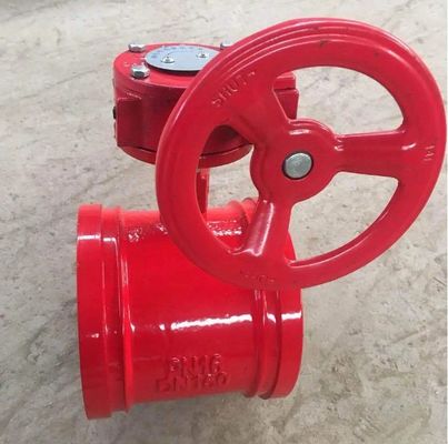 Estrutura e tamanho do portão PN16 PN20 válvula de borboleta de ferro dúctil com OEM