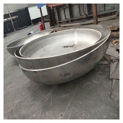 Cabeça elíptica esférica de placa padrão ASME para acessórios de tubos de aço inoxidável 304/306