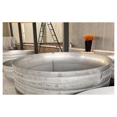 Cabeça elíptica esférica de placa padrão ASME para acessórios de tubos de aço inoxidável 304/306