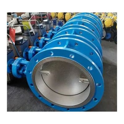 Dn1200 válvula de borboleta sentada com flange duplo e resistente com requisitos do cliente