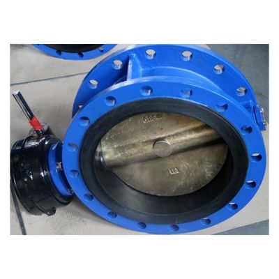 Dn1200 válvula de borboleta sentada com flange duplo e resistente com requisitos do cliente