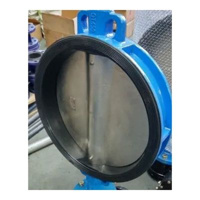 Estrutura do diafragma DN1200 Worm Gear Cast Iron Flange Butterfly Valve para Industrial