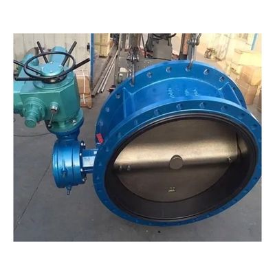 Estrutura do diafragma DN1200 Worm Gear Cast Iron Flange Butterfly Valve para Industrial