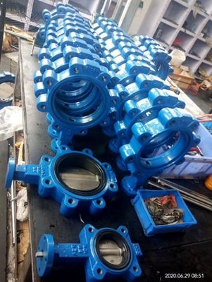 DN350 PN16 Válvula borboleta EPDM Wafer de ferro dúctil Flanged Lug Água para sistema de água
